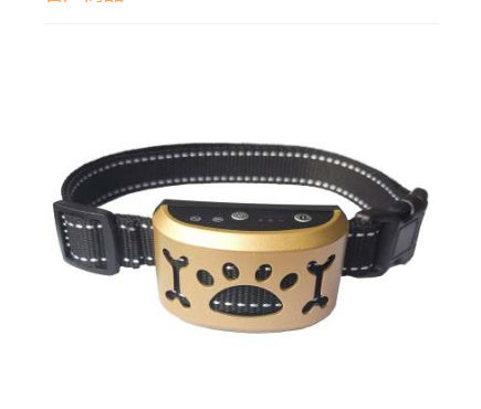 Collier de dressage pour chien, étanche, électrique, télécommande, rechargeable, anti-aboiement, avec son de vibration et de choc